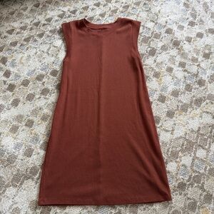 a new day Sleeveless Brown Mini Dress